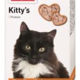 Вітамінізовані ласощі Beaphar Kitty’s + Protein Кіттіс з протеїном та рибою для котів 180 табл