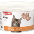 Вітамінізовані ласощі Beaphar Kitty’s Junior з біотином для здорового розвитку кошенят 1000 т