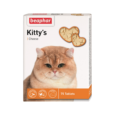 Вітамінізовані ласощі Beaphar Kitty’s + Cheese Кіттіс з сиром для котів 75 табл