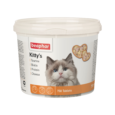 Вітамінізовані ласощі Beaphar Kitty’s + Cheese Кіттіс з сиром для котів 750 табл